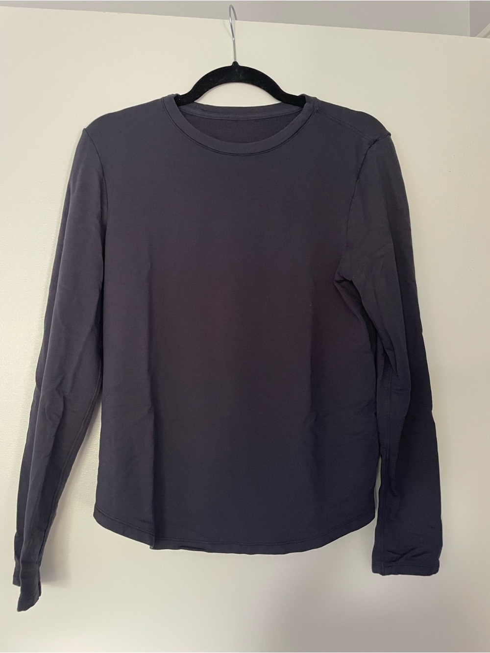 lululemon athletica Women's Long-Sleeve Fleecy Crewneck Tee - Navy